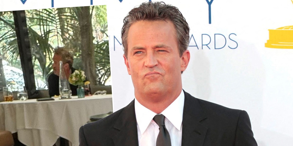 Matthew Perry dzień przed śmiercią spotkał się z modelką.