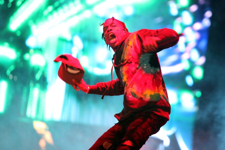 Travis Scott na festiwalu Open'er 2019. 3 czerwca 2019 roku.