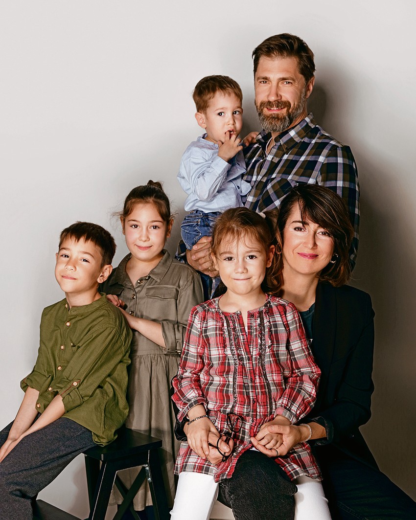 Nebojša Milovanović sa porodicom