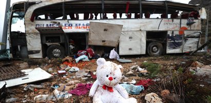 Przerażający wypadek autokaru. Dziewięć osób nie żyje, wielu rannych