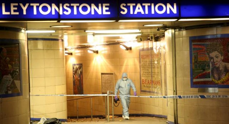 British police charge man over terrorist incident at metro station