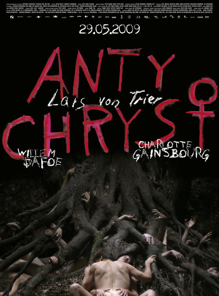Plakat promujący film "Antychryst"