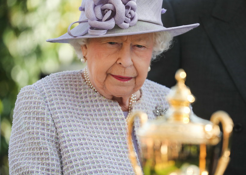 Królowa Elżbieta II na zawodach w Ascot, 19 października 2019 r.