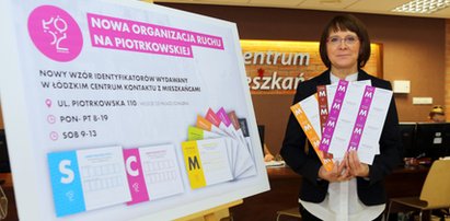 Piotrkowska z nowymi identyfikatorami