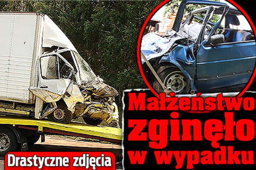 Małżeństwo zginęło w wypadku. Zobacz zdjęcia