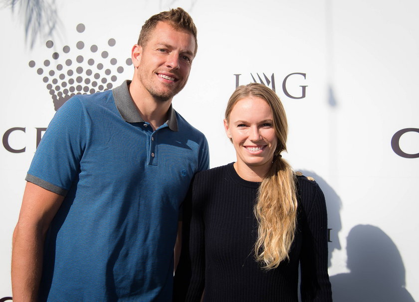 Caroline Wozniacki i jej mąż, koszykarz David Lee.