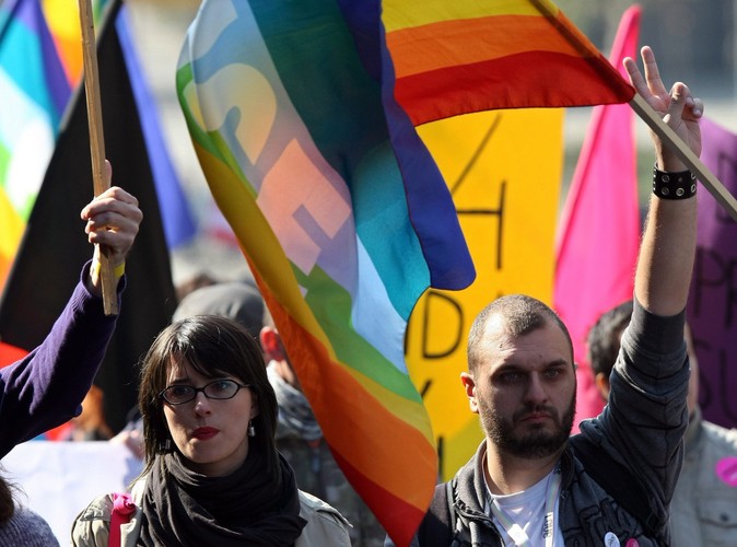 Zadyma podczas marszu równości