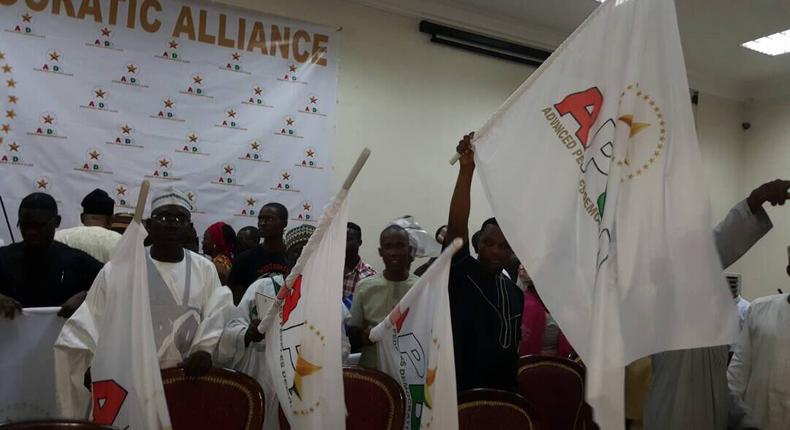 The unveiling ceremony of the Advanced Peoples Democratic Alliance (APDA) in Abuja on Monday, June 5, 2017
