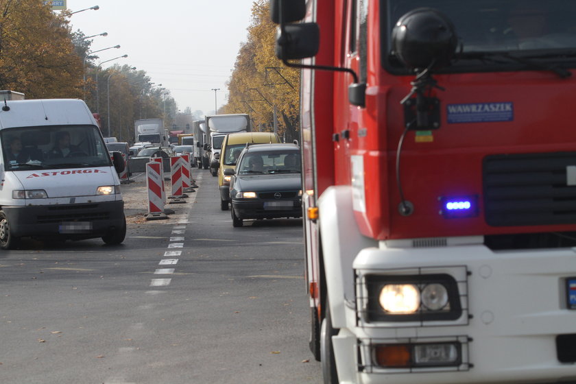 zderzenie tramwaju na ul. Pabianickiej