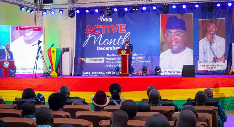 Bawumia launches new “MyNHIS app to improve access to healthcare