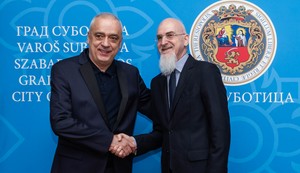 Gradonačelnik Subotice Stevan Bakić se sastao sa ambasadorom Italije Lukom Gorijem