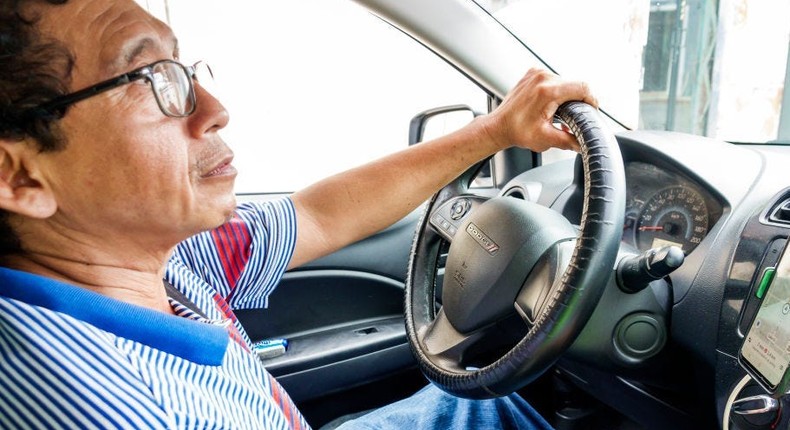 A full-time Cleveland Uber driver took home $17,000 in profits last year. The driver in the story is not pictured.Universal Images Group/Getty Images