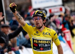 Primoz Roglic umocnił się na pozycji lidera wyścigu Paryż-Nicea