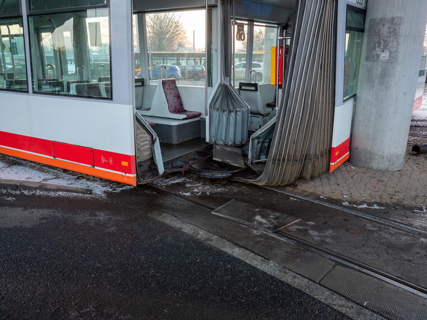 Motorniczy spowodował wypadek tramwaju w Łodzi?