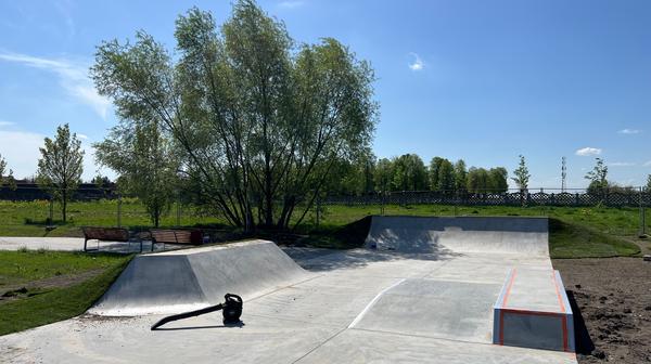 Skatepark na Klecinie - w tym miesiącu koniec prac