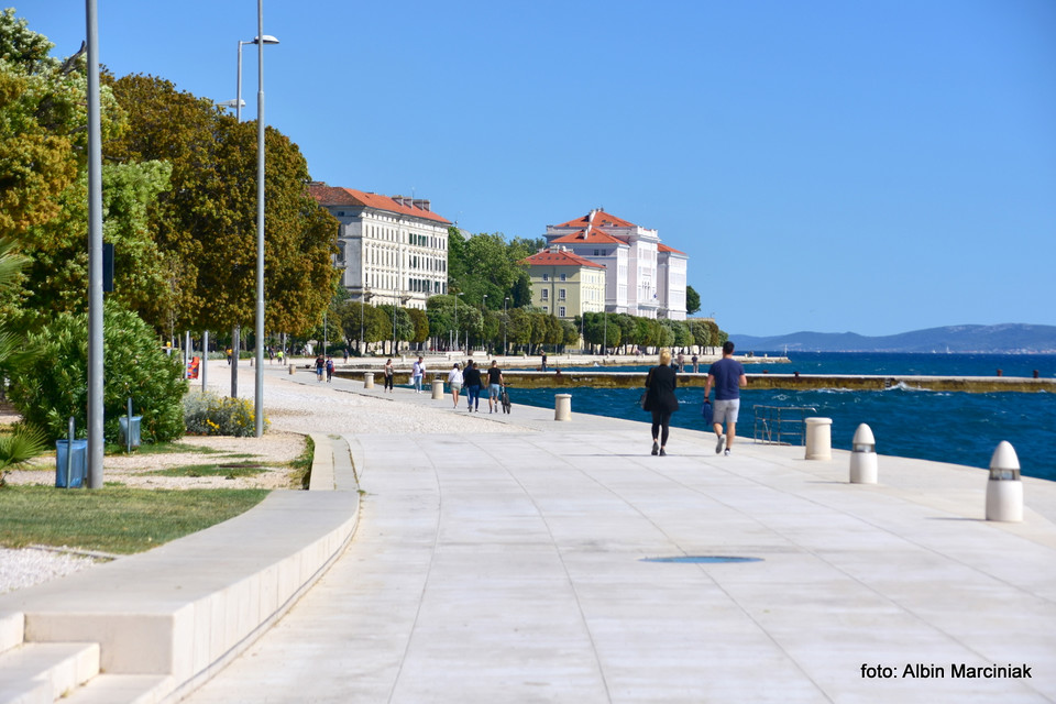 Zadar, Chorwacja. Wakacje 2021 w cieniu pandemii koronawirusa