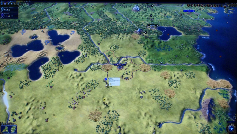 Gra "Civilization VI" na testowanym monitorze LG