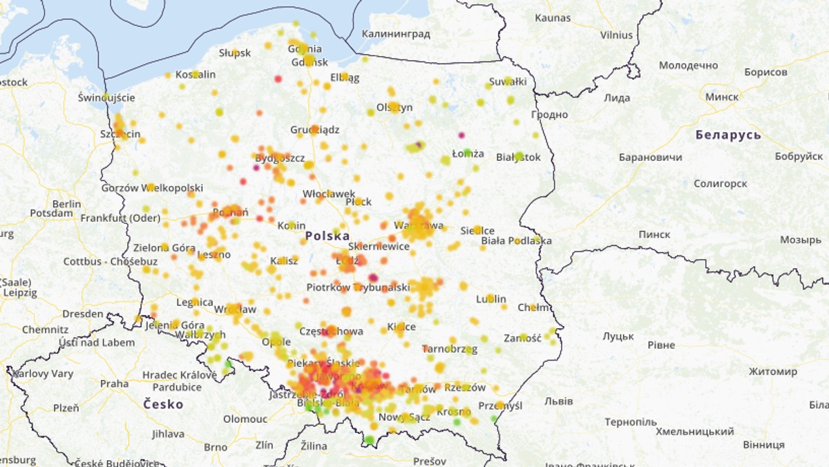 Smog w Polsce - 8 listopada. Stan, jakość i zanieczyszczenie powietrza