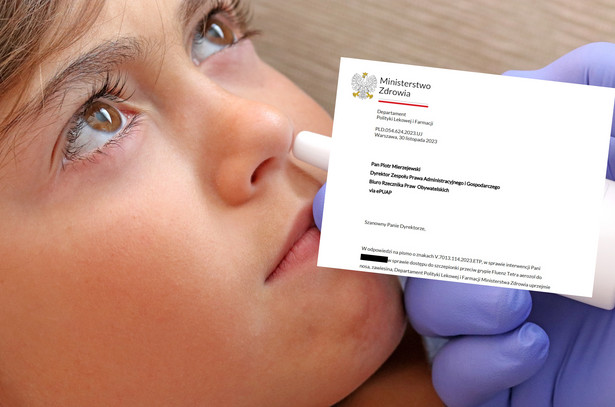 Nie ma już szczepionki donosowej dla dzieci. Co w tej sprawie mówi Ministerstwo Zdrowia?