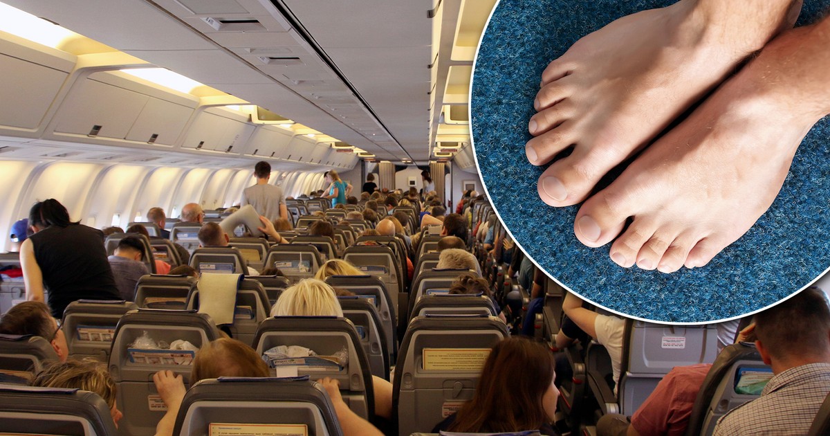 Stewardesa ostrzega: Nigdy nie chodź boso po samolocie! Pokazała zdjęcia