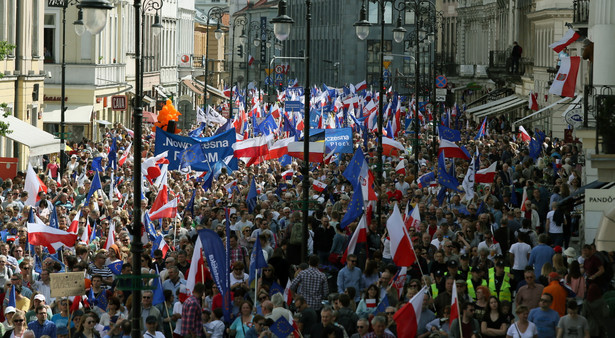 Dzień Europy. Marsz KOD w Warszawie