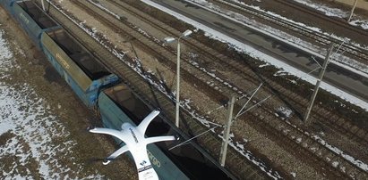 Dron łapie złodziei w PKP Cargo!