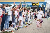 Białoruś. Protest kobiet w Mińsku