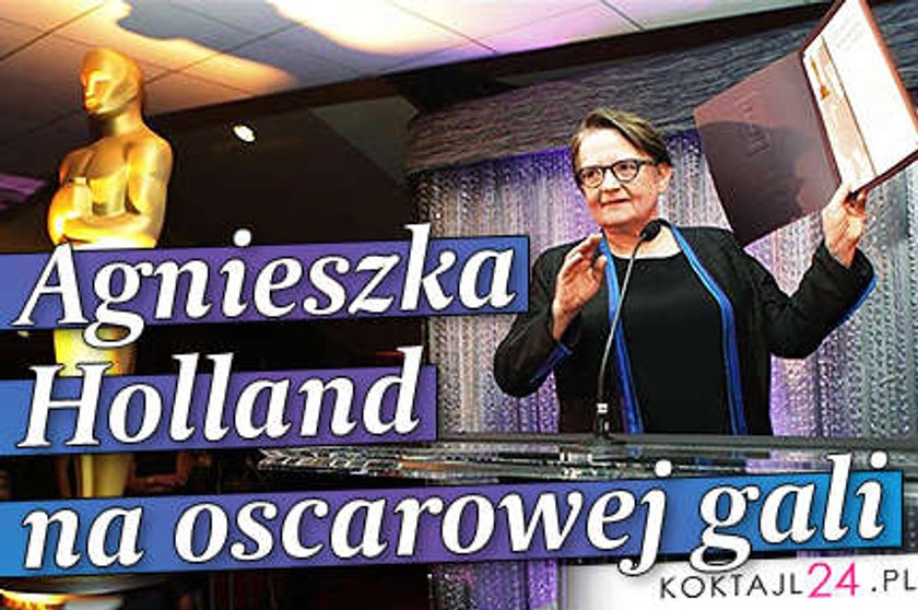 Agnieszka Holland na oscarowej gali