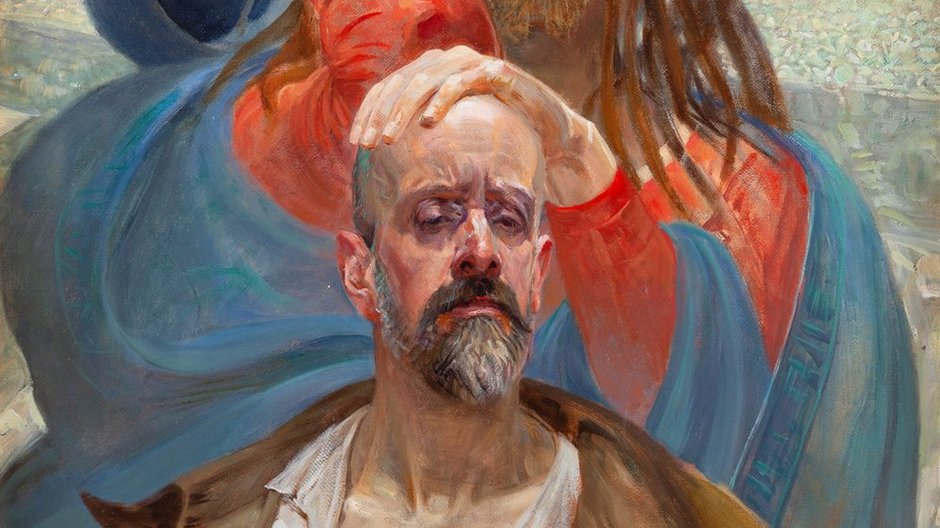 Jacek Malczewski - "Autoportret Wizja Ezechiela"