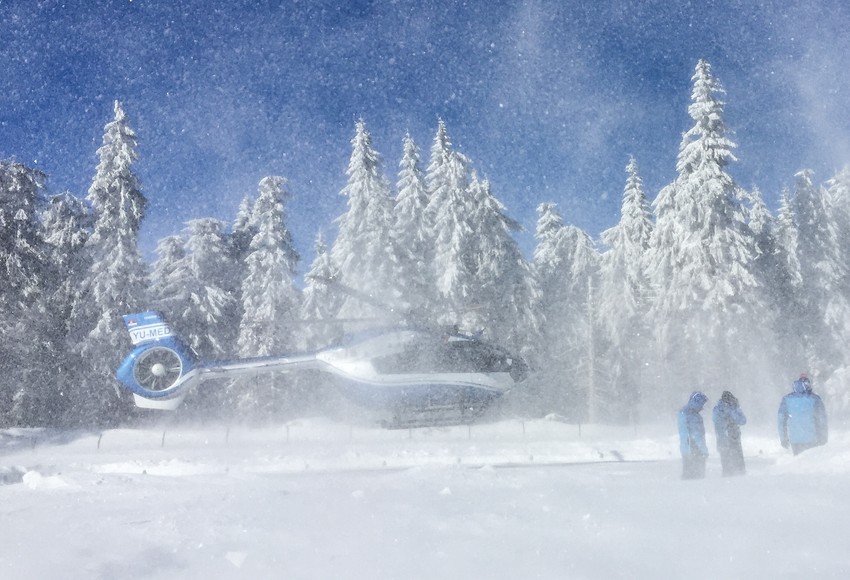 Helikopterom prebačen u bolnicu