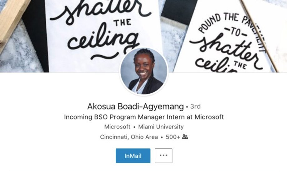 Akosua Boadi-Agyemang na LinkedInie