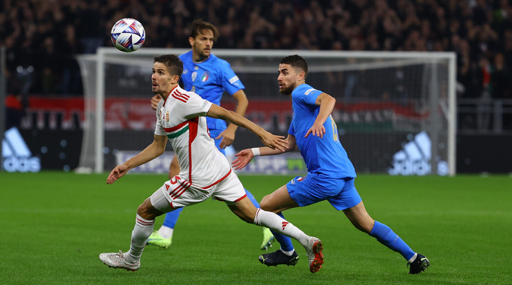 Félidőben 1–0 vezettek az olaszok /Fotó: Czerkl Gábor