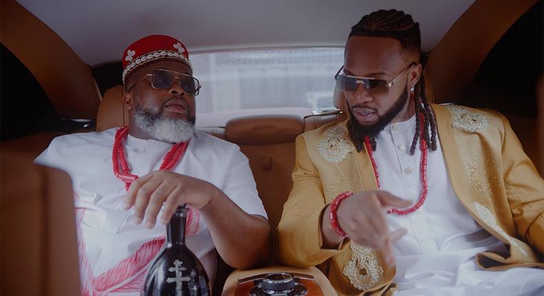 Larry Gaaga features Flavour Pete Edochie, Theresa Onuorah and Phyno on new video for, 'Egedege.' (TBD)