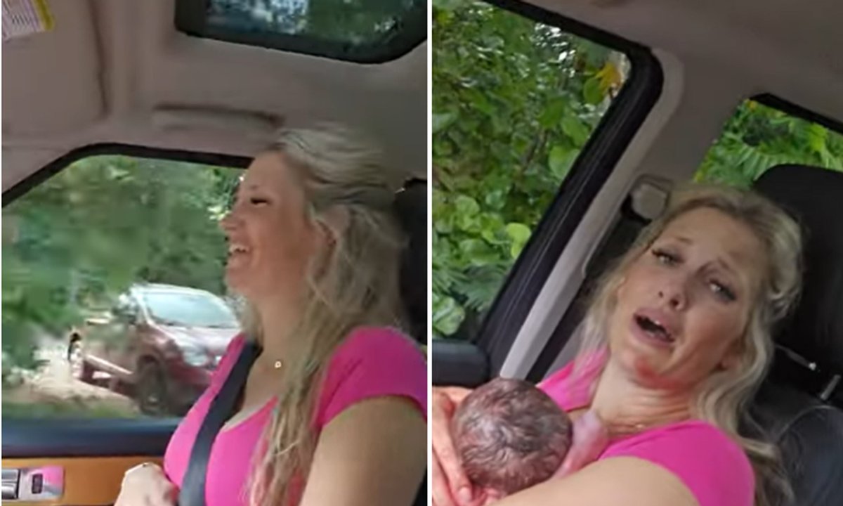 Zaczęła rodzić na autostradzie. "Moja żona jest legendą"