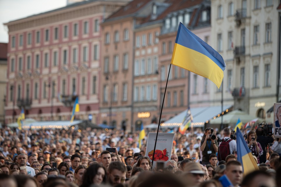 Święto Niepodległości Ukrainy w Warszawie, Plac Zamkowy 24.08.2023