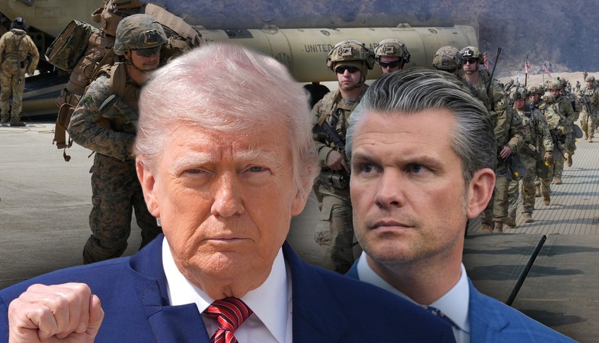 Pit Hegset i Donald Tramp