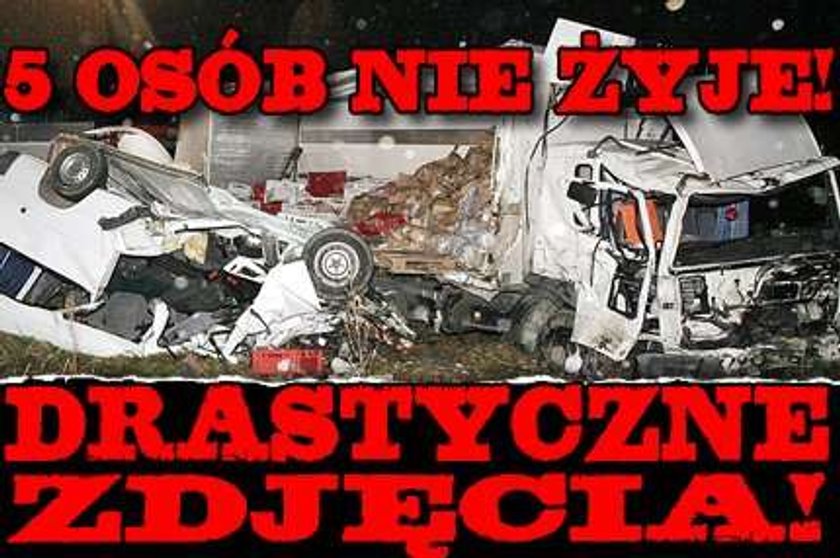 5 osób nie  żyje! Drastyczne zdjęcia!