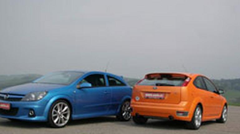 Ford Focus ST vs. Opel Astra GTC OPC Czy pomarańczowa