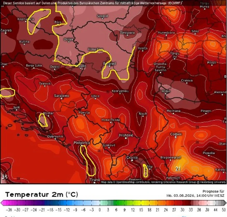 Krajem jula počinje duži period letnjih vrucina