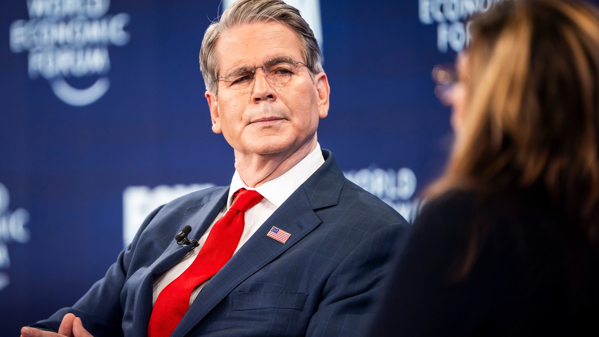 Skot Besent u Davosu 20. januara