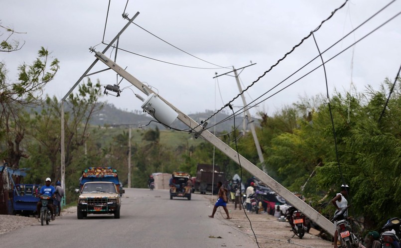 Huragan Matthew. Zniszczenia na Haiti