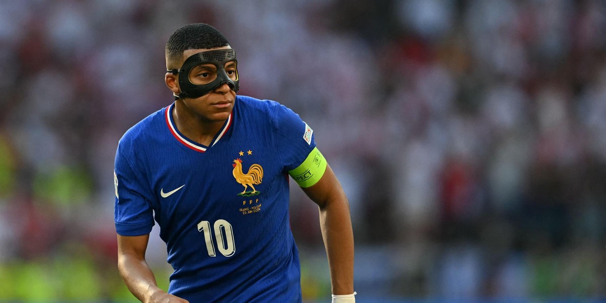 Kylian Mbappe na razie zawodzi na Euro 2024.