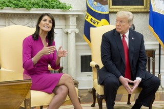 Trump: Ambasador USA przy ONZ Nikki Haley odejdzie ze stanowiska z końcem roku