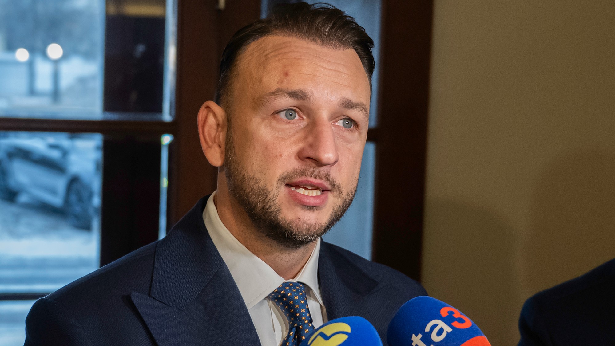 Minister vnútra SR Matúš Šutaj Eštok (Hlas-SD). 