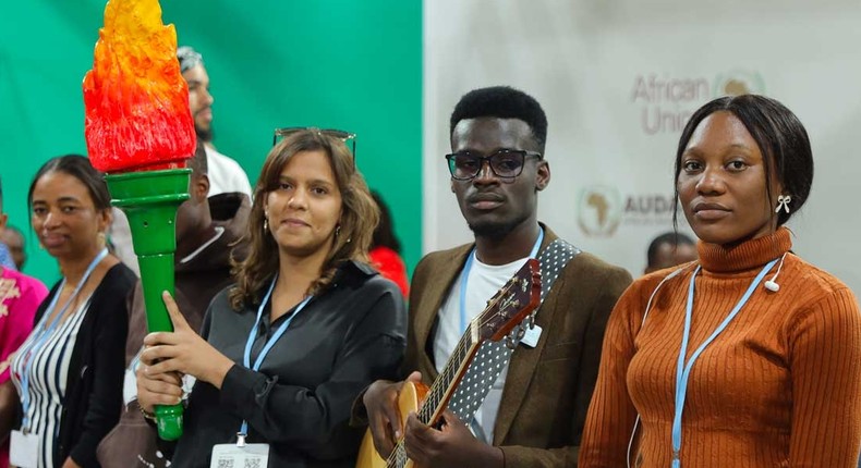 Africans at the COP27 event