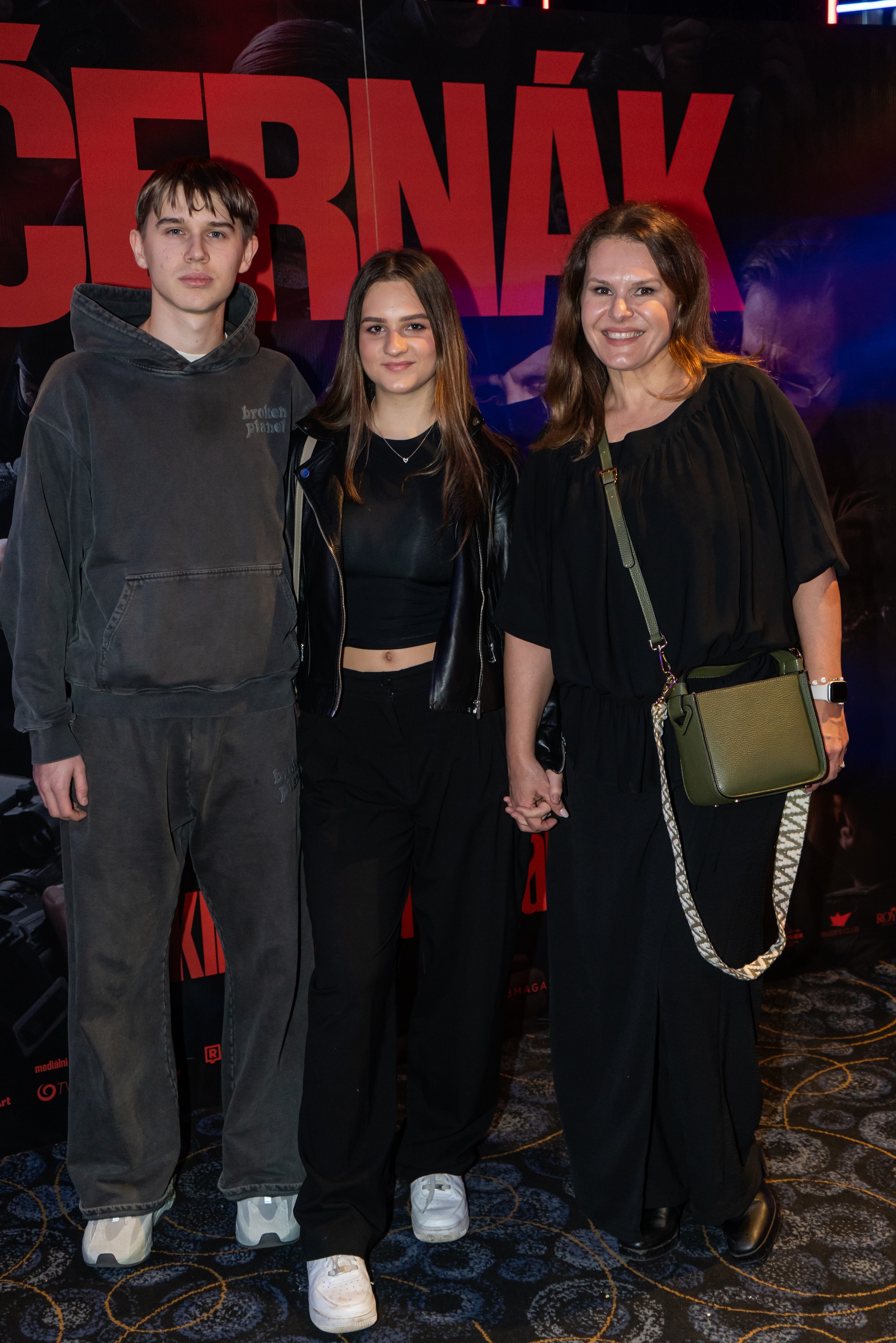 Premiéra filmu Černák - Bibiana Ondrejková s mladšou dcérou.