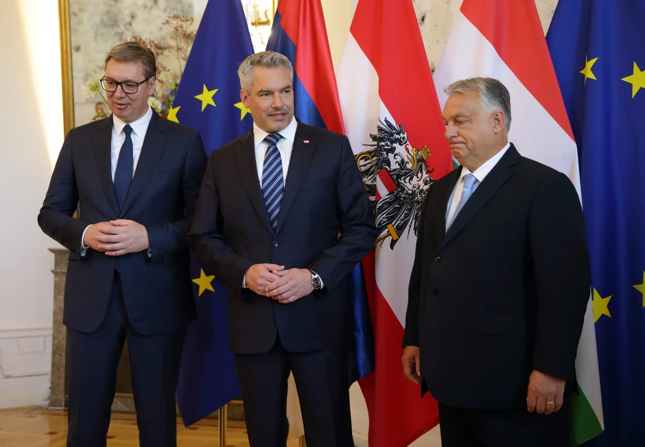 Vučić, Nehamer i Orban