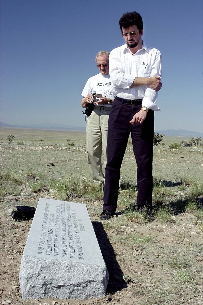 Mesto navodnog "NLO udesa" u Rozvelu