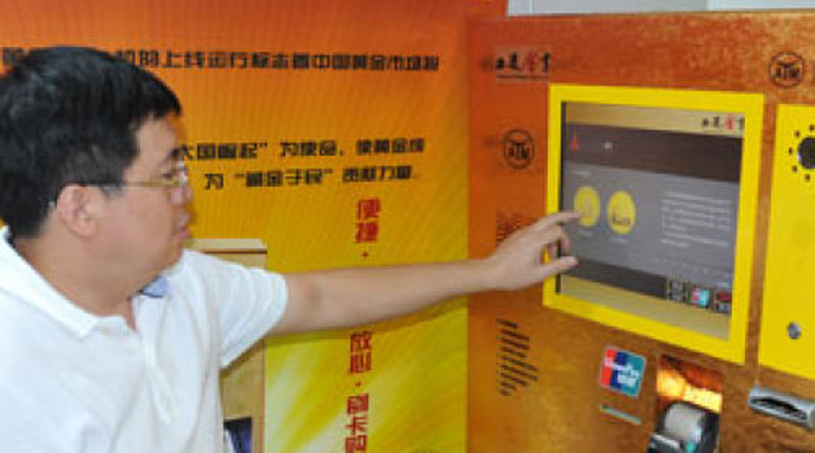 Aranyautomata üzemel Kínában