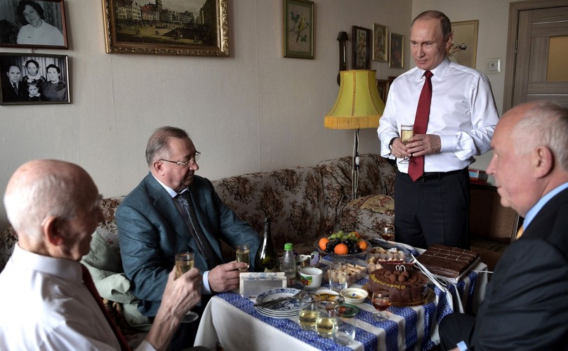 Łazar Matwiejew i Władimir Putin